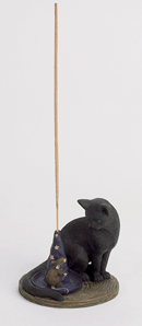 Magical Cat and Mouse Incense Burner