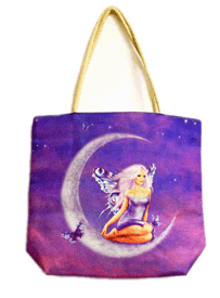Techno Jute Fairy Tote Bag