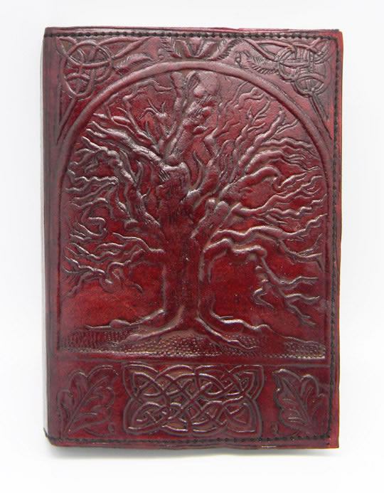 Tree of Life LEATHER Journal with cord