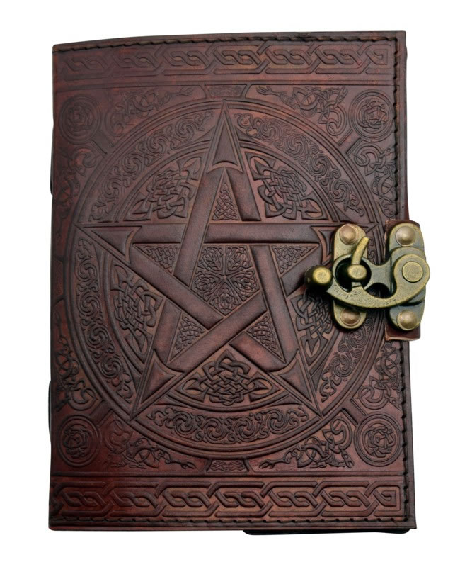 5 x 7 NEW Pentagram Brown Leather Journal