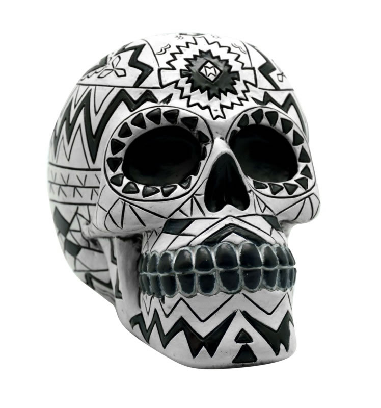 Black/White Sugar SKULL Bank