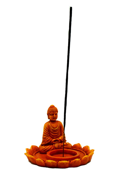 Orange Buddha INCENSE/ Candle 