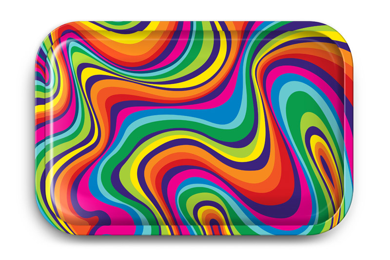 RAINBOW Swirl Tray 