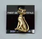 Cat with Rhinestone Collar